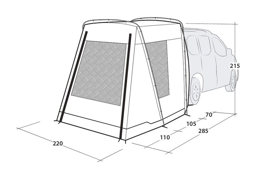 Heckzelt Dunecrest S Modell 2025