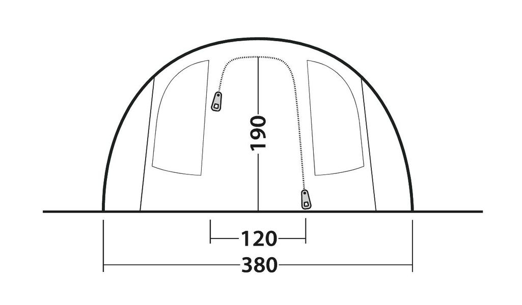 6 Personen Tunnelzelt Rockwell 6