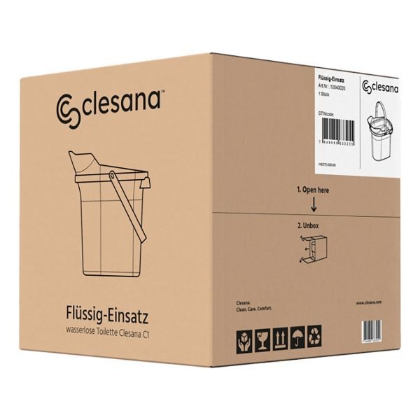 Flüssig Einsatz für Clesana Toilette