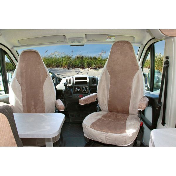 Schonbezug für Originalsitz Fiat Ducato ab Bj. 2006/07 beige/sand