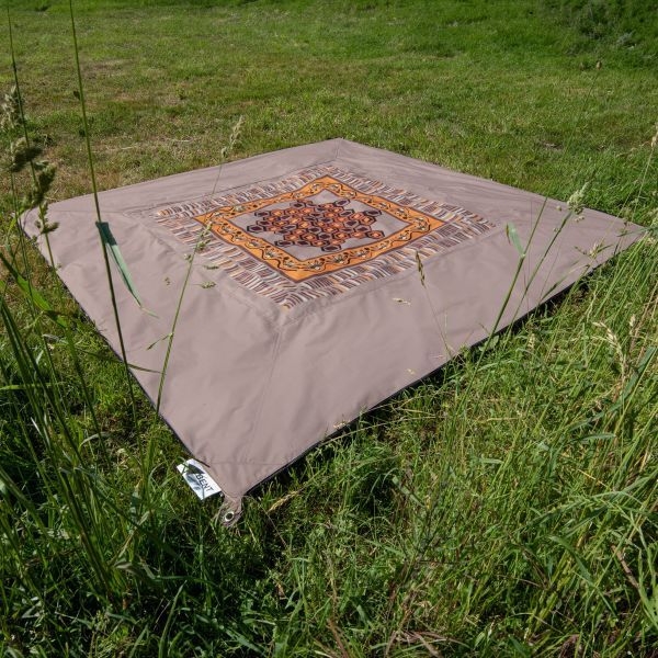 Teppich „Zip Carpet" 250 x 250 cm Afrika