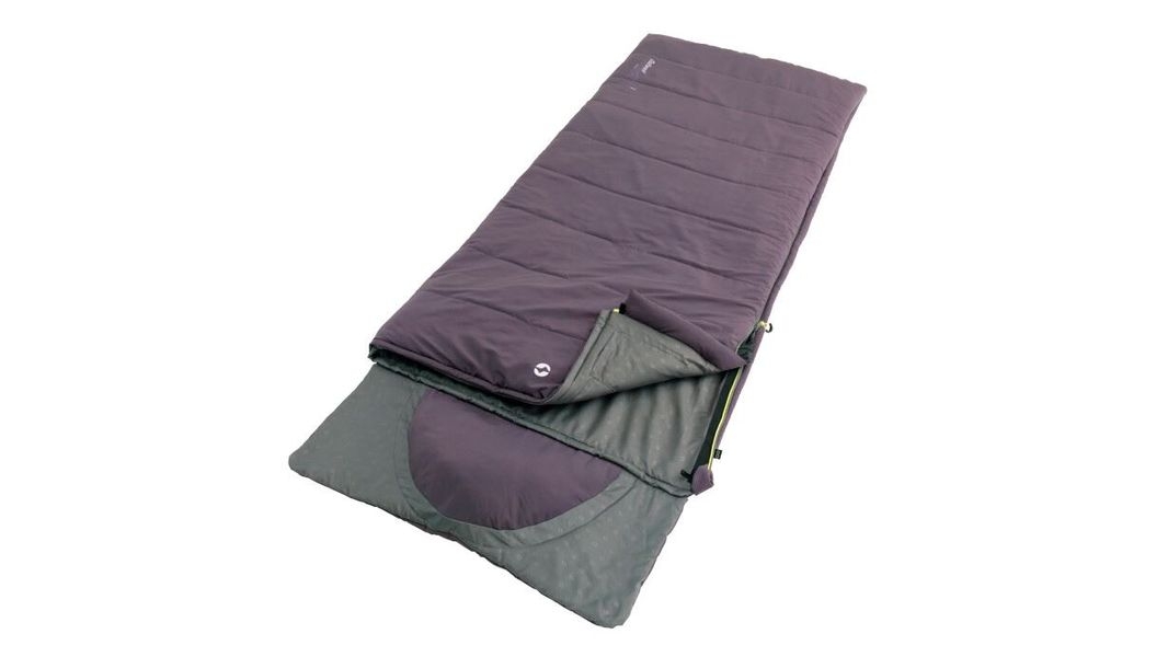 Deckenschlafsack Contour Dark Purple – rechts