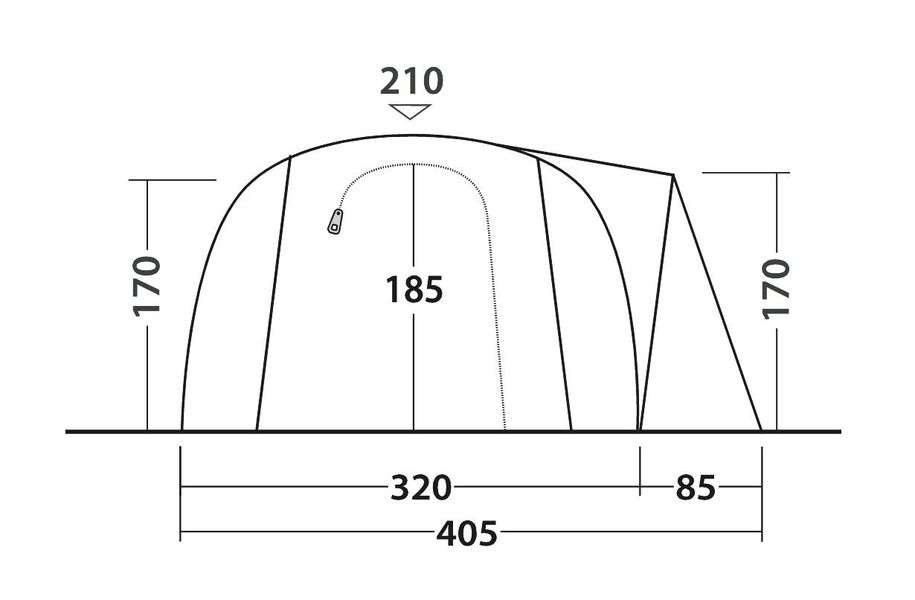 5 Personen Tunnelzelt Nevada 5