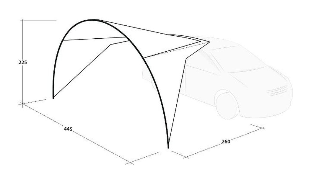 Schutzdach Forecrest Canopy