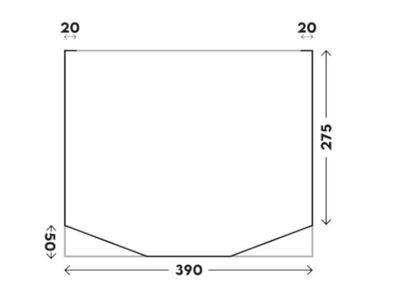 Telta Luftvorzelt Soul 390x275cm