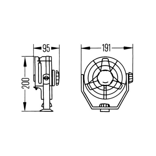 Hella Turbo Ventilator 12 Volt