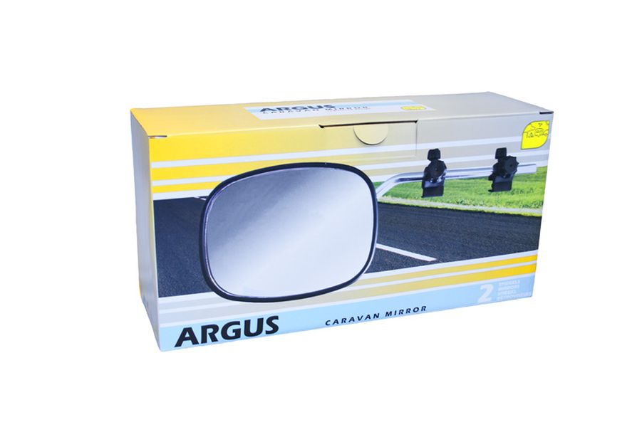 Argus ein Paar Aufsteckspiegel Flach Glas