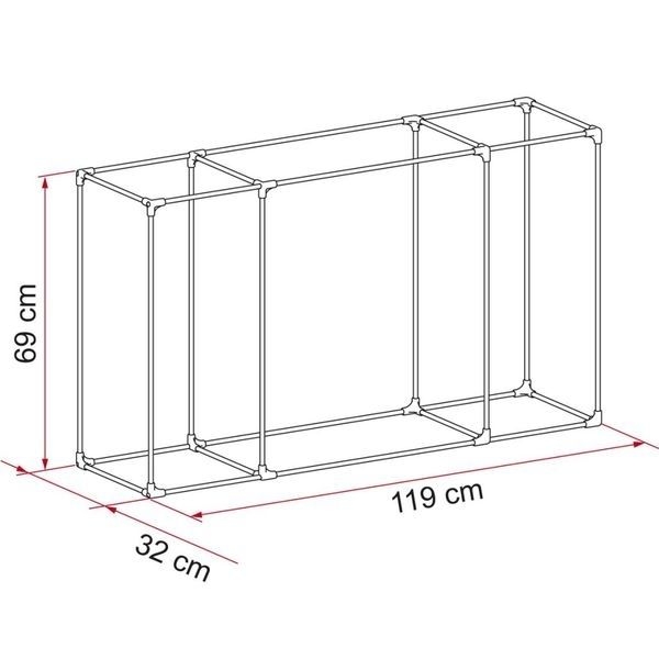 Kit Frame Cargo Back, zur Unterstützung des Cargo Backs