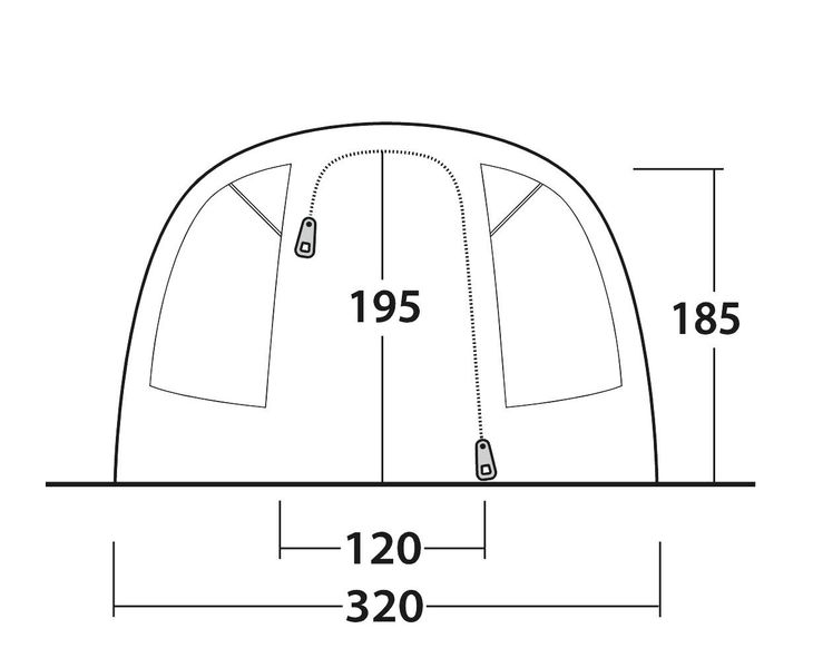 5 Personen Tunnelzelt Denver 5