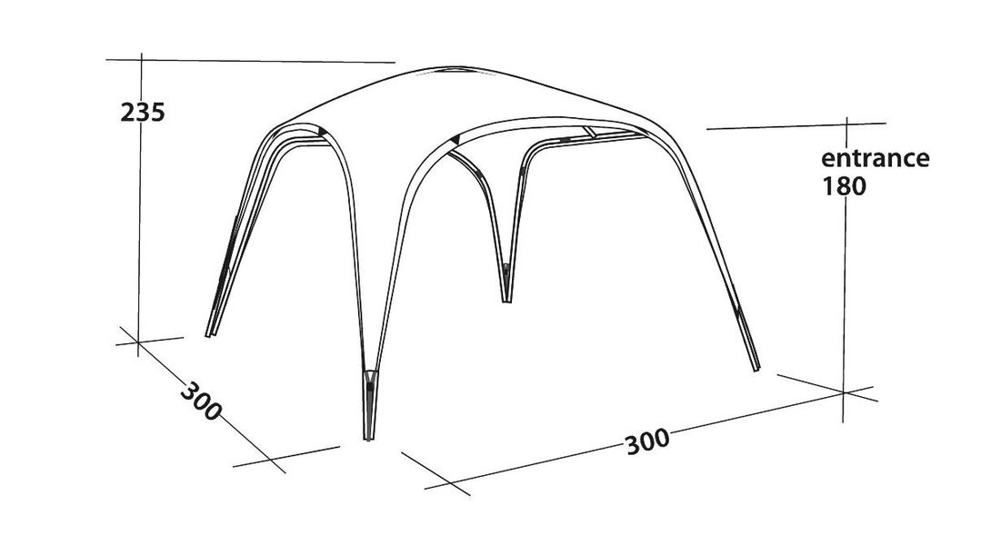 Pavillon Event Lounge M 3x3m