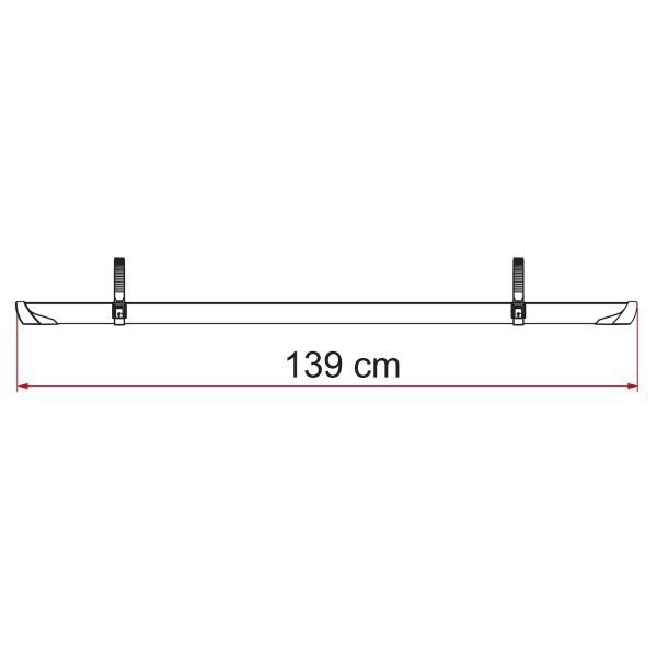 Carry-Bike Fahrradschiene Rail Plus XL silber