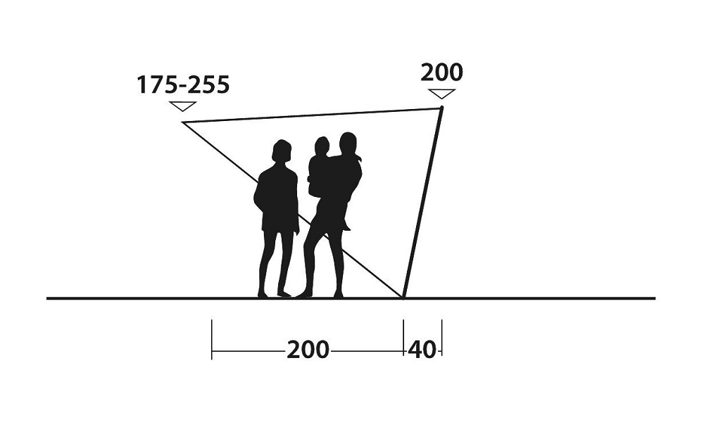 Vordach Touring Canopy Anbauhöhe 175-255 cm