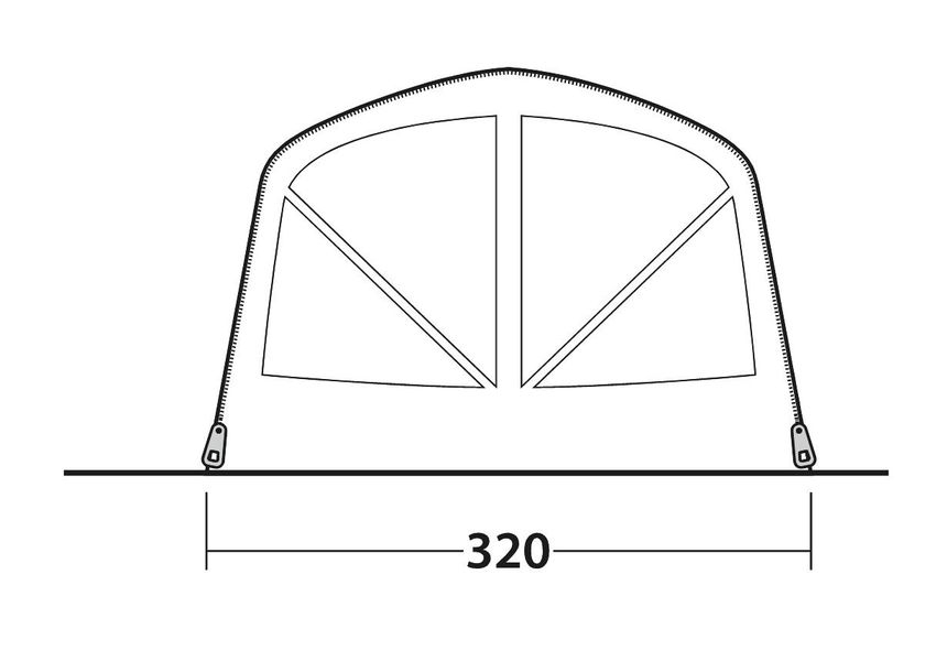 5 Personen Tunnelzelt Flagstaff 5 Air