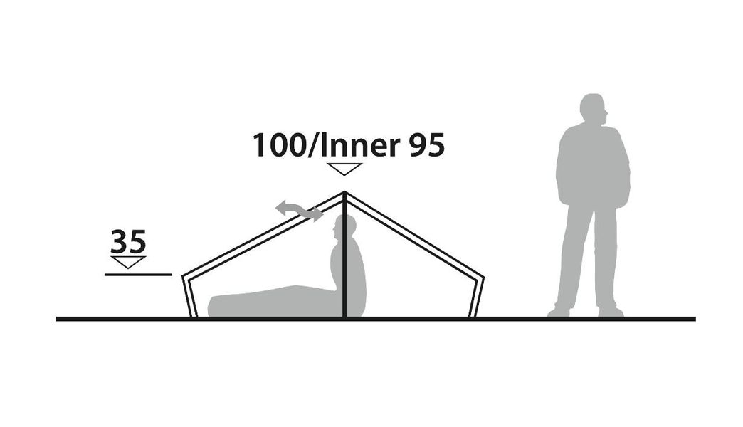 2 Personen Tunnelzelt Chaser 2