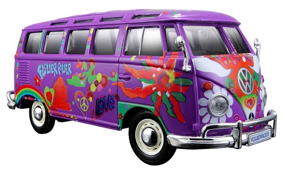 Fahrzeugmodell VW Bus Samba Hippie-Line