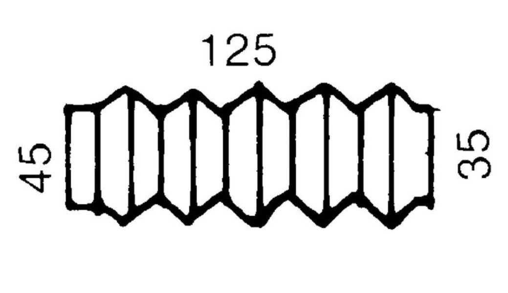 Hahn Faltenbalg 125