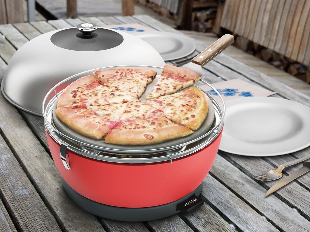 Feuerdesign Pizzastein für Tischgrill Mayon und Vesuvio