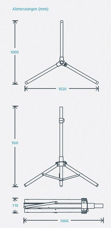 Sat-Stativ de Luxe