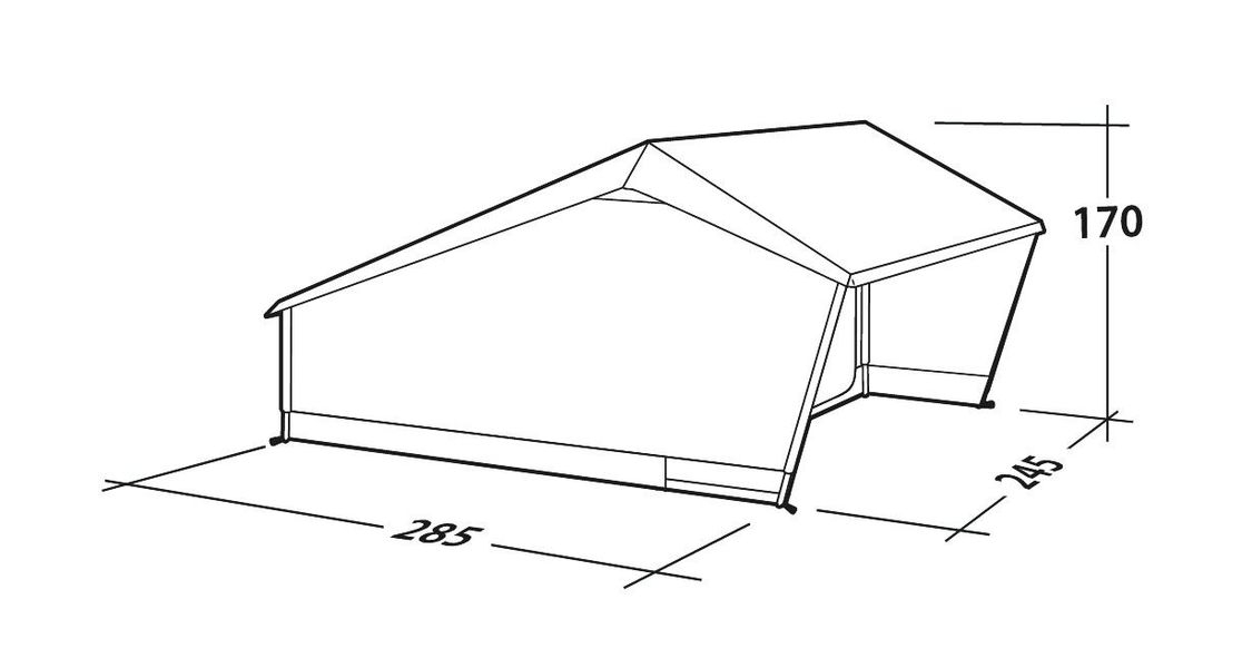 4 Personen Leichtzelt Yukon Shelter