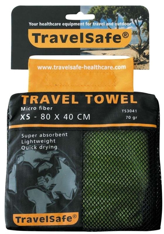 Traveltowel XS 80 x 40 cm. Lime Green