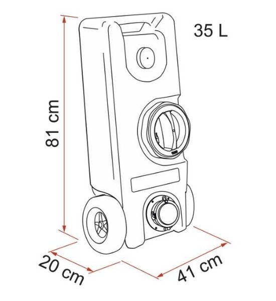 Rolltank 40 F, 35 Liter