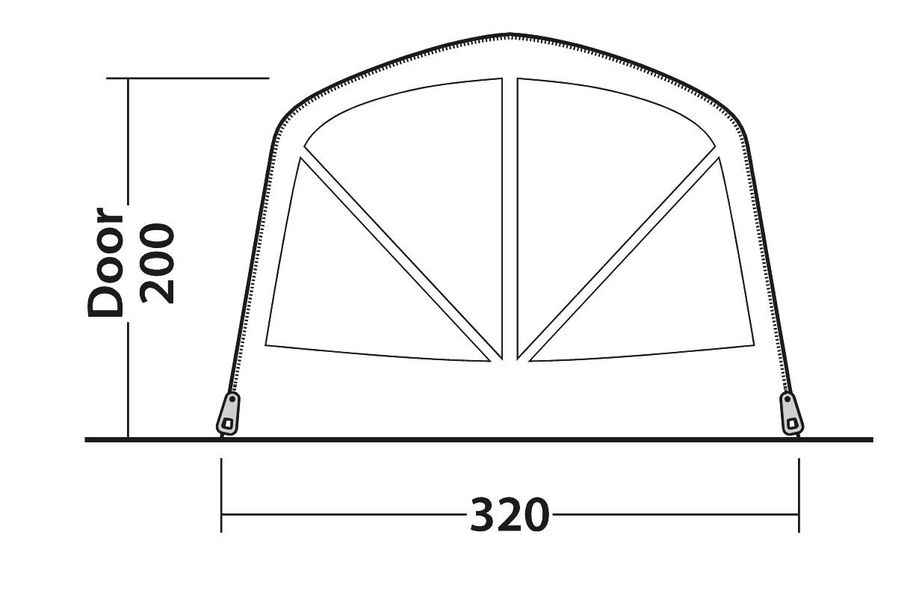 5 Personen Tunnelzelt Nashville 5 Air TC