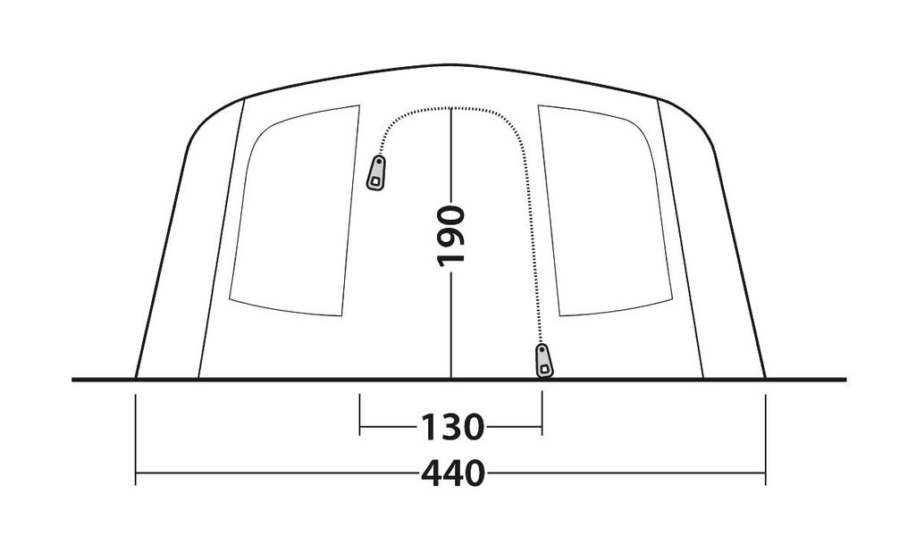 7 Personen Tunnelzelt Tennessee 7 Air