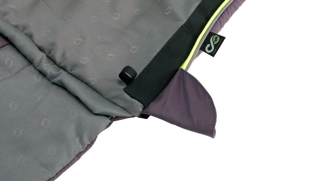 Deckenschlafsack Contour Dark Purple – links