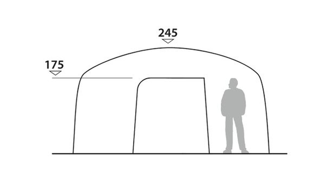 7 Personen Campingzelt Yurt Ausstellungsstück