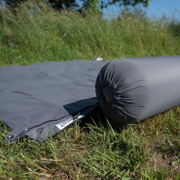 Kissenrolle „Zip XL Lounger" dunkelgrau