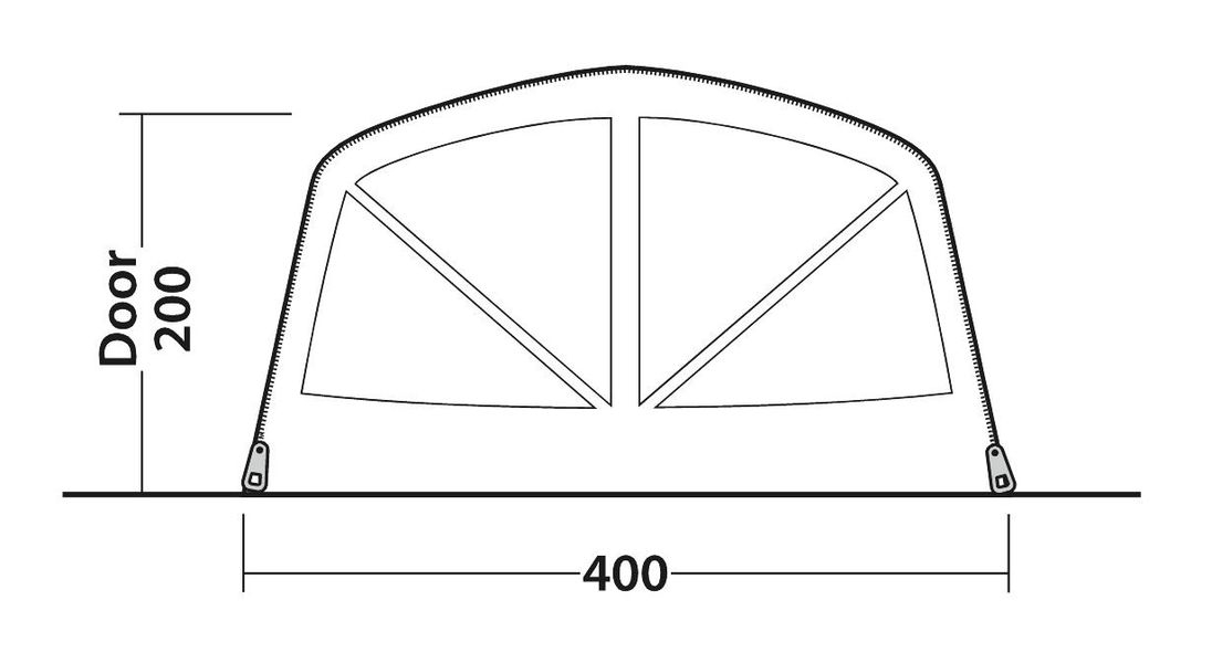 6 Personen Tunnelzelt Alabama 6 Air TC