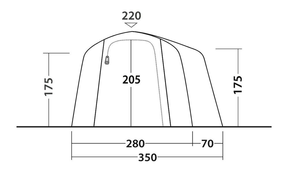 4 Personen Tunnelzelt Montana 4 Air