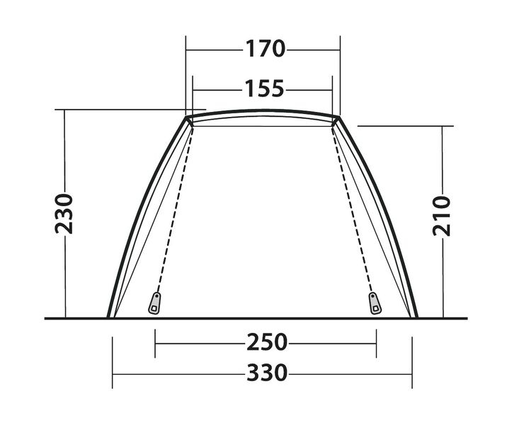 Drive-away Buszelt Woodcrest -Modell 2022-