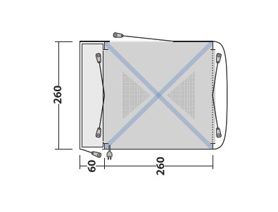 Busvorzelt Milestone Shade Air