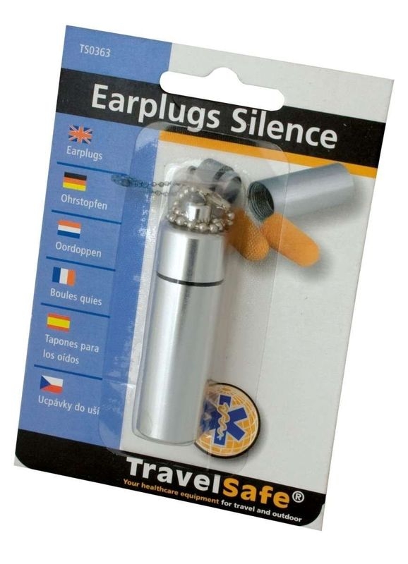 Ohrenstöpsel "Earplugs Silence" mit Alu Dose