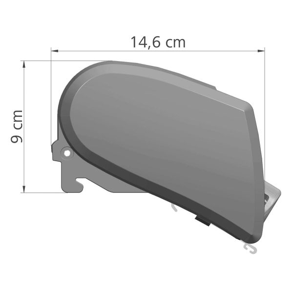 Dachmarkise 6300 Auszug 250cm, II. Wahl Kratzer Frontblende