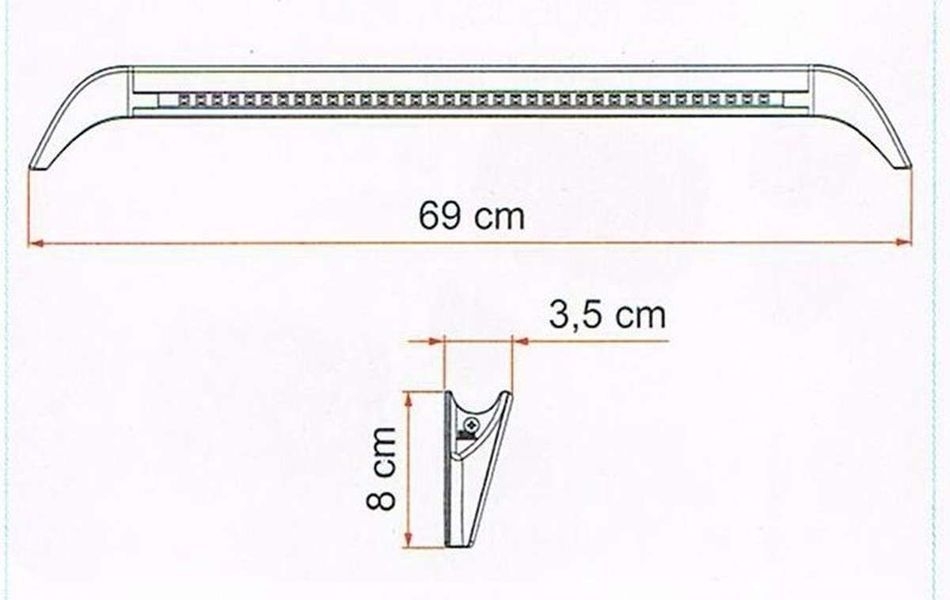 LED Leuchte Awning Light Gutter - kaltweiß