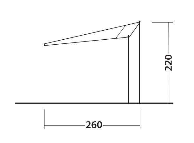 Sonnensegel für PKW Fieldcrest Canopy Ausstellungsstück