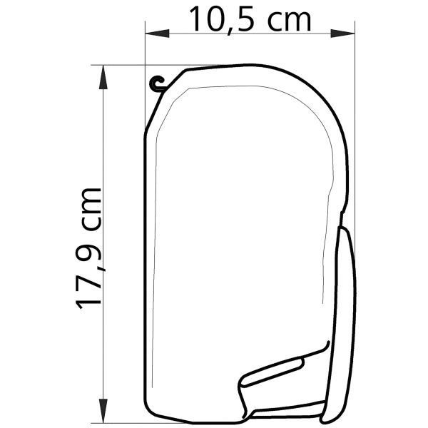 Wandmarkise 8000 Auszug 275cm, II. Wahl