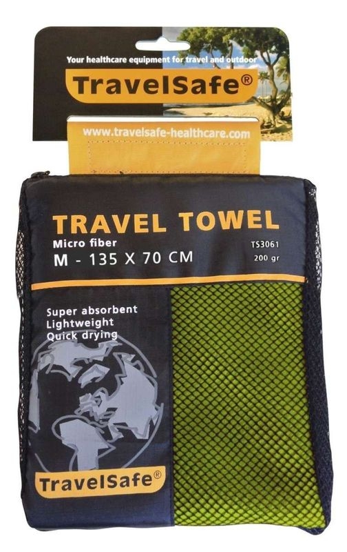 Traveltowel microfiber M  Lime Green