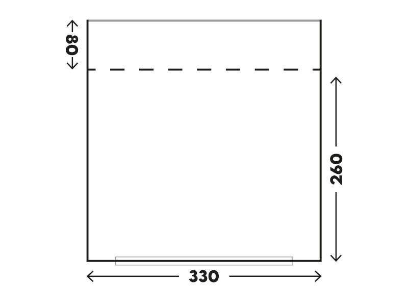 freistehendes Luftzelt Pure Drive-Away 330x260cm