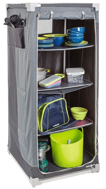 Aufbewahrungs- / Campingschrank Jum-Box 3G HS, grau