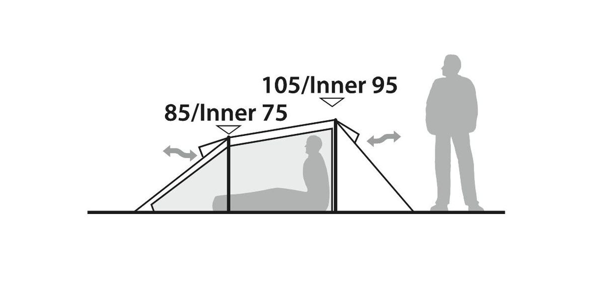 2 Personen Tunnelzelt Arch 2