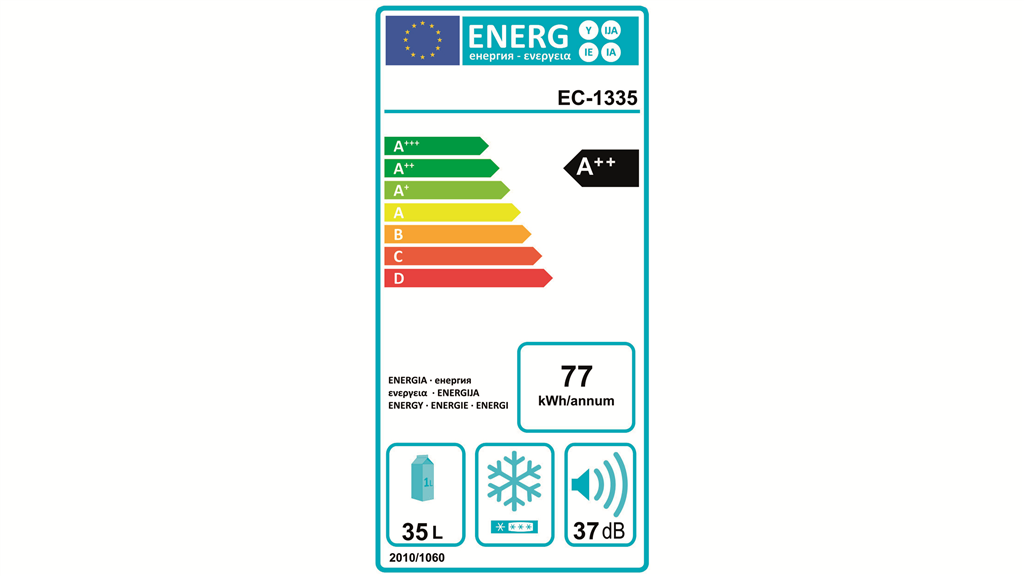 Kühlbox ECOcool Slate Grey 35L 12V/230V