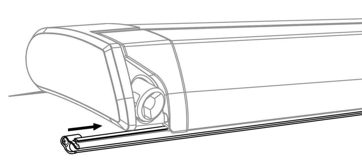 Montage-Set für Omnistor Serie 6 und 9 für Thule QuickFit