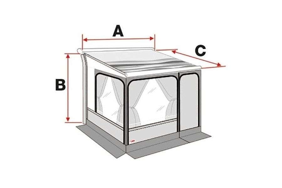 Markisenzelt Privacy Room F80 300 Ducato