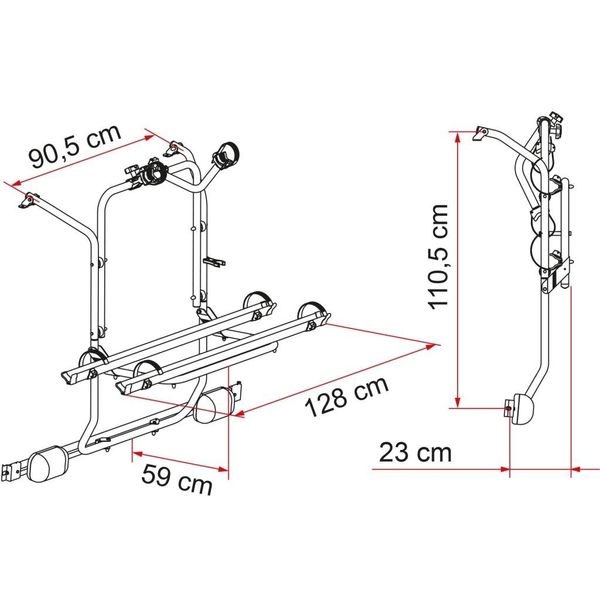 Carry-Bike Mercedes Viano + Vito 2004 - 2014