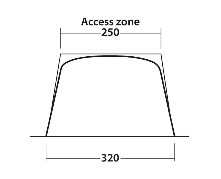 Vordach Touring Canopy Anbauhöhe 175-255 cm