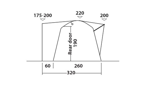 Busvorzelt Milestone Shade