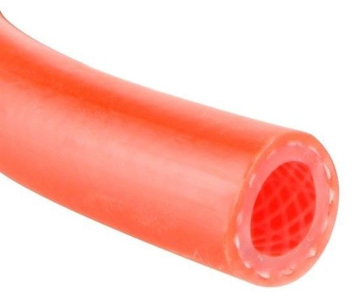 PVC Heißwasserschlauch rot, 10 x 3 mm